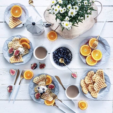 Talerz Obiadowy ADEL GREY 24 cm – Szara Ceramika, Nowoczesny Diamentowy Wzór