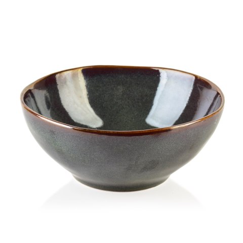 Ceramiczna Miska BASIC NATURE 16,5 cm 580 ml – Ziemisty Brąz, Styl Rzemieślniczy