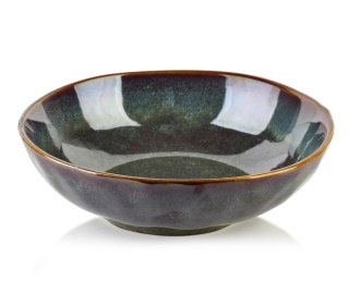 Ceramiczna Miska do Zupy BASIC NATURE 18,5 cm 510 ml – Wielobarwna, Styl Rzemieślniczy