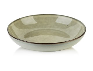 Ceramiczna Miska BASIC NATURE 19 cm 400 ml – Piaskowy Beż i Ziemisty Brąz