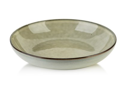 Ceramiczna Miska BASIC NATURE 19 cm 400 ml – Piaskowy Beż i Ziemisty Brąz