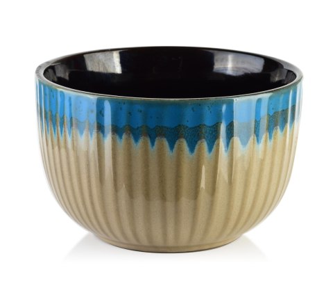 Misa Ceramiczna BASIC NATURE 1L 15,5 cm – Szkliwo Reaktywne, Efekt Oceanicznej Fali