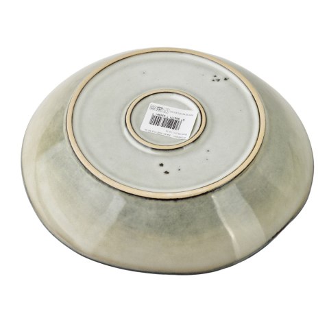 Ceramiczna Miska BASIC NATURE 23 cm 600 ml – Morski Granat i Piasek, Styl Rzemieślniczy