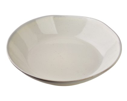 Miska Ceramiczna BASIC NATURE 28 cm 1,3L – Styl Rękodzielniczy, Duża i Szeroka