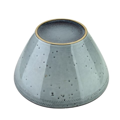 Ceramiczna Miska BASIC NATURE 23 cm 2L – Głęboki Granat, Styl Rzemieślniczy