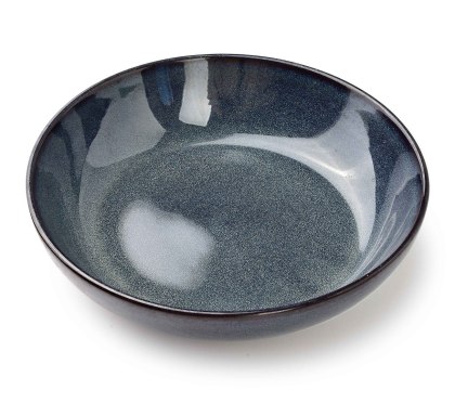 Ceramiczna Miska BASIC NATURE 20 cm 500 ml – Gwieździsty Granat, Styl Japandi