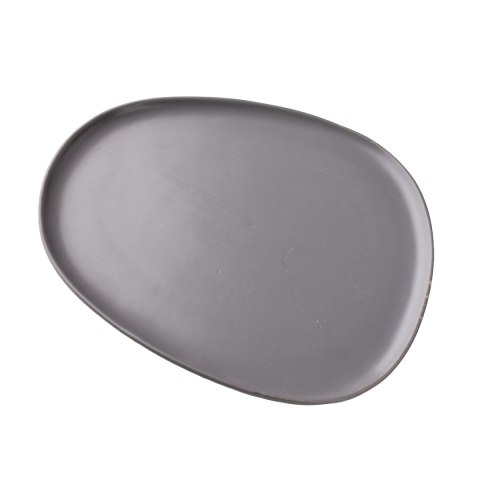 Półmisek Ceramiczny BASIC NATURE 26,5 cm – Styl Rękodzielniczy, Organiczny Kształt