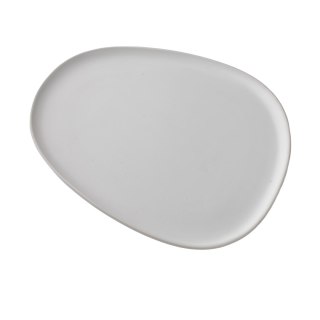 Półmisek Ceramiczny BASIC NATURE 26,5 cm – Biały Mat, Organiczna Forma