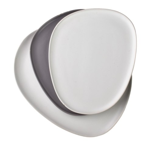 Półmisek Ceramiczny BASIC NATURE 26,5 cm – Biały Mat, Organiczna Forma