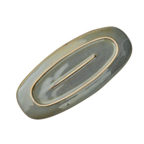 Półmisek Ceramiczny BASIC NATURE 26,7 cm – Szary, Styl Rękodzielniczy