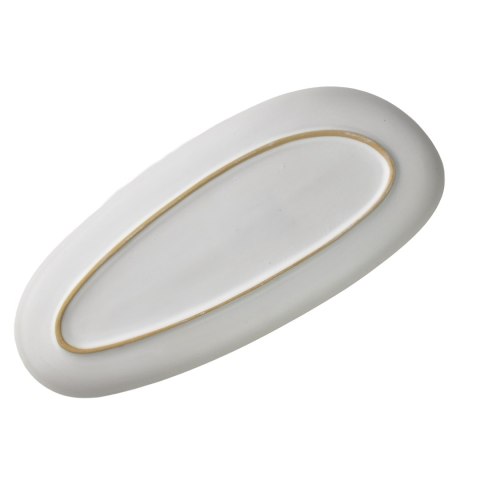 Półmisek Ceramiczny BASIC NATURE 26,7 cm – Biały Mat, Styl Rękodzielniczy