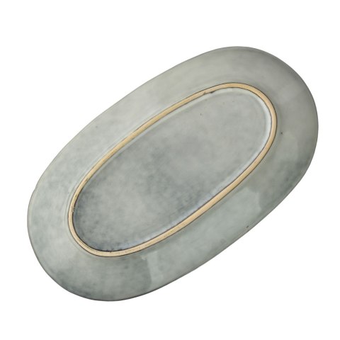 Półmisek Ceramiczny BASIC NATURE 32 cm – Beżowy, Styl Rękodzielniczy