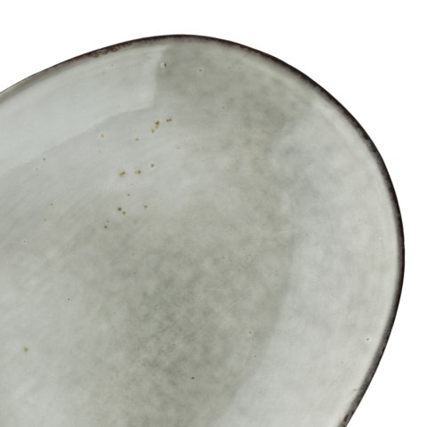 Półmisek Ceramiczny BASIC NATURE 36 cm – Beżowy, Styl Rękodzielniczy