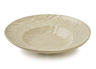 Talerz do Pasty Ceramiczny BASIC NATURE 30 cm – Styl Rzemieślniczy, Piaskowy Beż