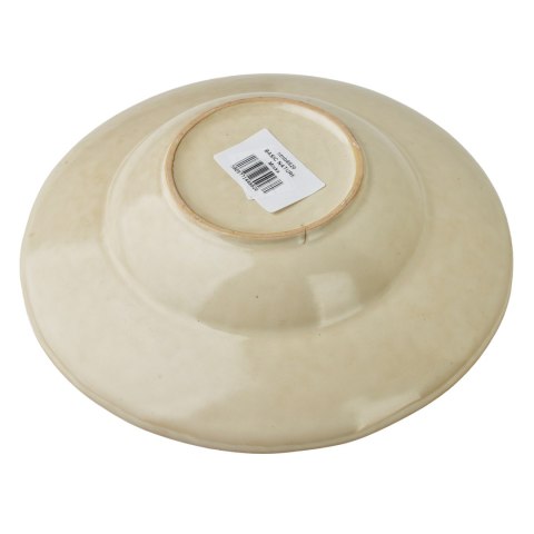 Talerz do Pasty Ceramiczny BASIC NATURE 30 cm – Styl Rzemieślniczy, Piaskowy Beż