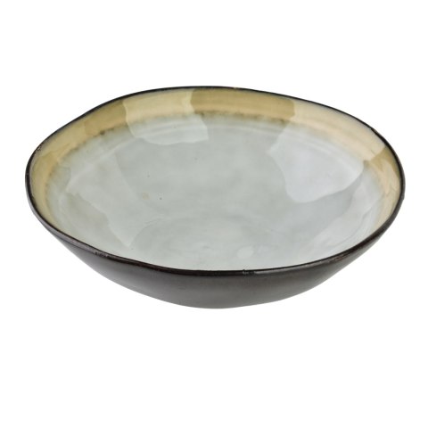 Ceramiczny Talerz Głęboki BASIC NATURE 20 cm 800 ml – Styl Rzemieślniczy, Beżowy