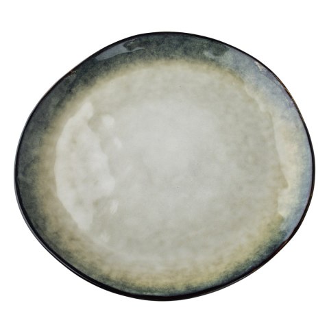 Ceramiczny Talerz Obiadowy BASIC NATURE 28 cm – Styl Rękodzielniczy, Reaktywne Szkliwo