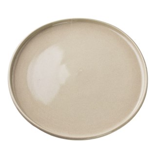 Ceramiczny Talerz Obiadowy BASIC NATURE 28 cm – Piaskowy Beż, Styl Nature