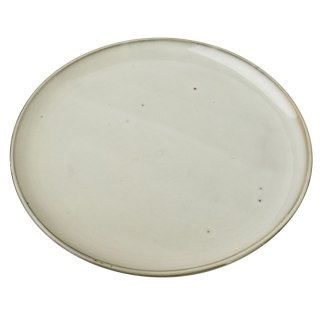 Ceramiczny Talerz Płaski BASIC NATURE 25,5 cm – Kremowy Minimalizm, Styl Nature