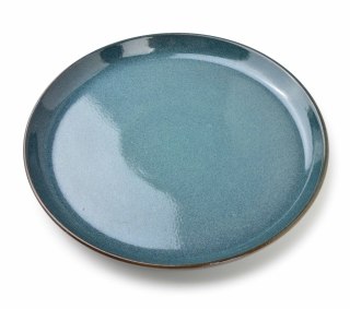 Ceramiczny Talerz Płaski BASIC NATURE 27,5 cm – Morski Granat, Reaktywne Szkliwo