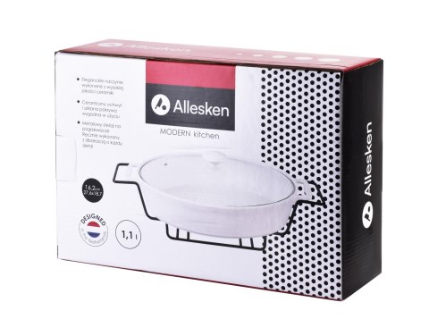 MODERN KITCHEN Naczynie z podgrzewaczem 1,1 L – Biała Kamionka, Allesken