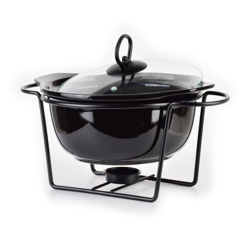 MODERN KITCHEN Naczynie z podgrzewaczem 1,2 L – Czarne, Allesken