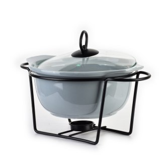 MODERN KITCHEN Naczynie z podgrzewaczem 1,2 L – Szara Ceramika, Allesken