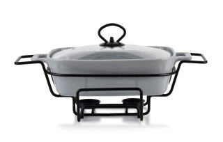 MODERN KITCHEN Naczynie z podgrzewaczem 1,4 L – Szare Prostokątne, Allesken