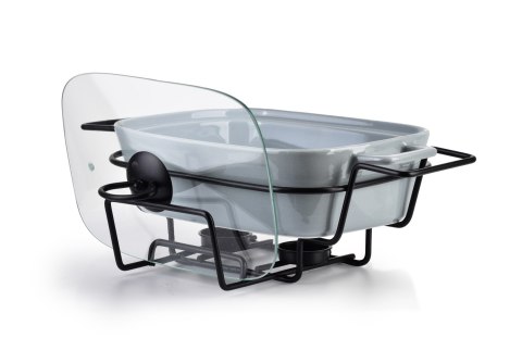 MODERN KITCHEN Naczynie z podgrzewaczem 1,4 L – Szare Prostokątne, Allesken