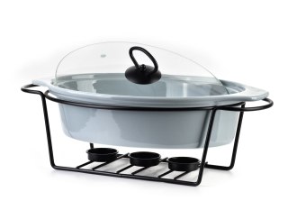 MODERN KITCHEN Naczynie z podgrzewaczem 1,6 L – Szara Ceramika, Allesken