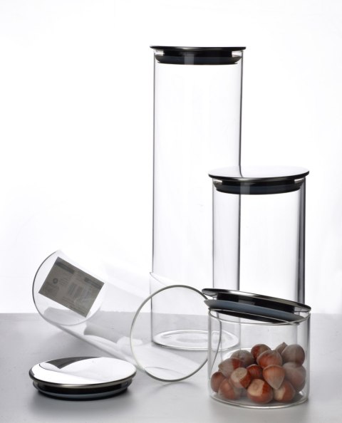 MODERN KITCHEN Słoik 1,25 L – Szklany Pojemnik 28 cm, Allesken