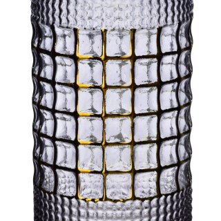 Wazon szklany SERENITE 11,5x11,5x30 cm – Mondex, Struktura Kratki