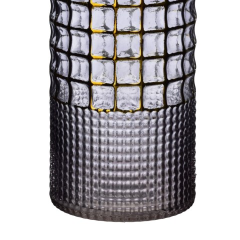 Wazon szklany SERENITE 11,5x11,5x30 cm – Mondex, Struktura Kratki