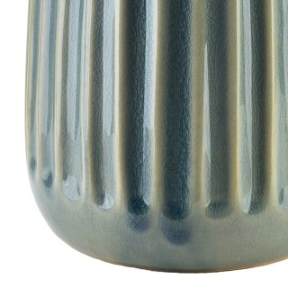 Wazon Ceramiczny ARINA LIGHT 28,5 cm – Prążkowany, Jasnobłękitny, Nowoczesny
