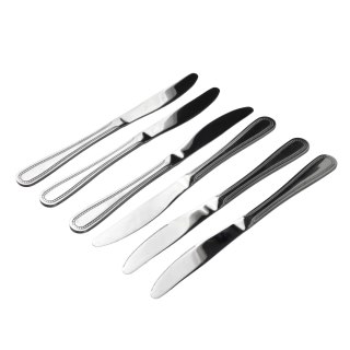 Komplet 6 noży obiadowych CHAMOMILE 22 cm – Stal Nierdzewna