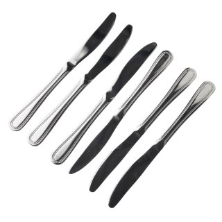 Komplet 6 noży obiadowych CHAMOMILE 22 cm – Stal Nierdzewna