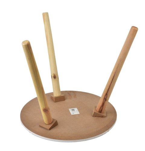 LAMMY Stolik Kawowy 40x40x38 cm – Kompaktowy Styl Skandynawski