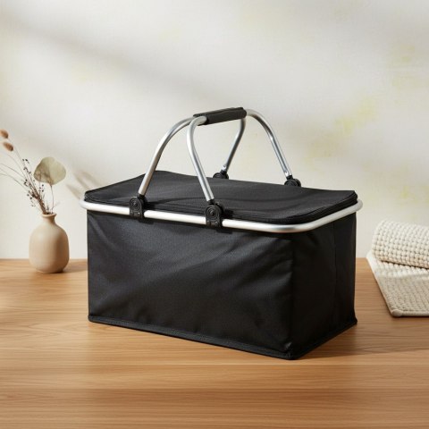MARID BLACK Torba termiczna 47x28x23 cm – Stylowy Kosz Izolacyjny