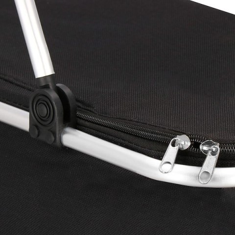 MARID BLACK Torba termiczna 47x28x23 cm – Stylowy Kosz Izolacyjny