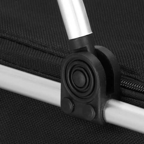 MARID BLACK Torba termiczna 47x28x23 cm – Stylowy Kosz Izolacyjny