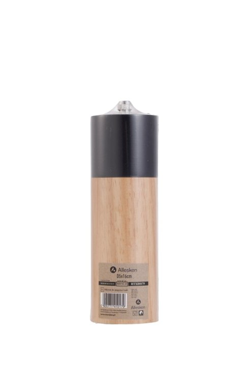 MODERN KITCHEN Młynek do pieprzu i soli 5x16 cm – Drewno Kauczukowe, Loft