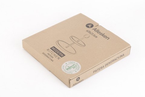 MODERN KITCHEN Patera dekoracyjna 2-poziomowa – Bambus, 15x20x23,5 cm