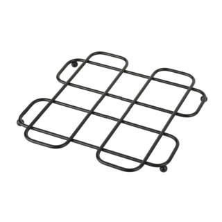 MODERN KITCHEN Podstawka pod garnek 18x18 cm – Czarny Metal, Styl Loft