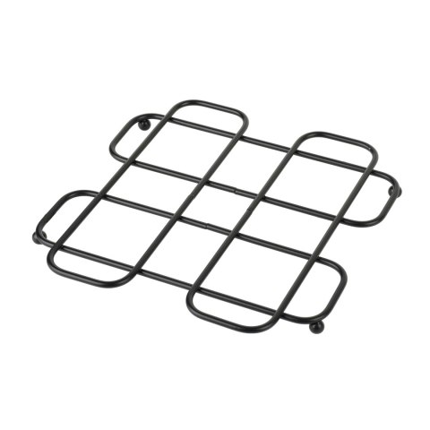 MODERN KITCHEN Podstawka pod garnek 18x18 cm – Czarny Metal, Styl Loft