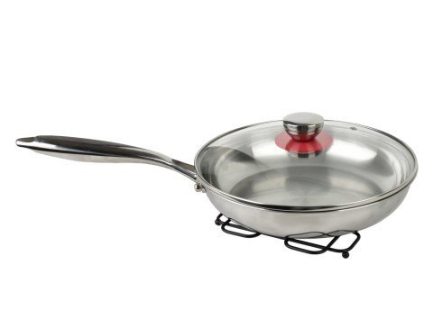 MODERN KITCHEN Podstawka pod garnek 18x18 cm – Czarny Metal, Styl Loft