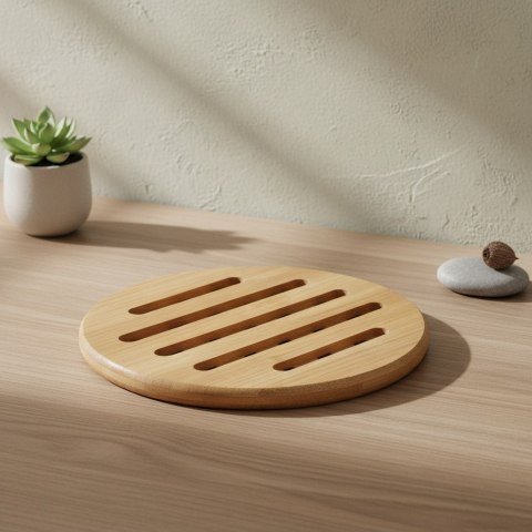 RAIS Podstawka bambusowa pod garnek 18x18 cm – Allesken, Okrągła