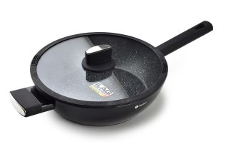 Patelnia aluminiowa VALERIAN 28 cm z pokrywą – Allesken, ILAG Ultimate, Full Induction