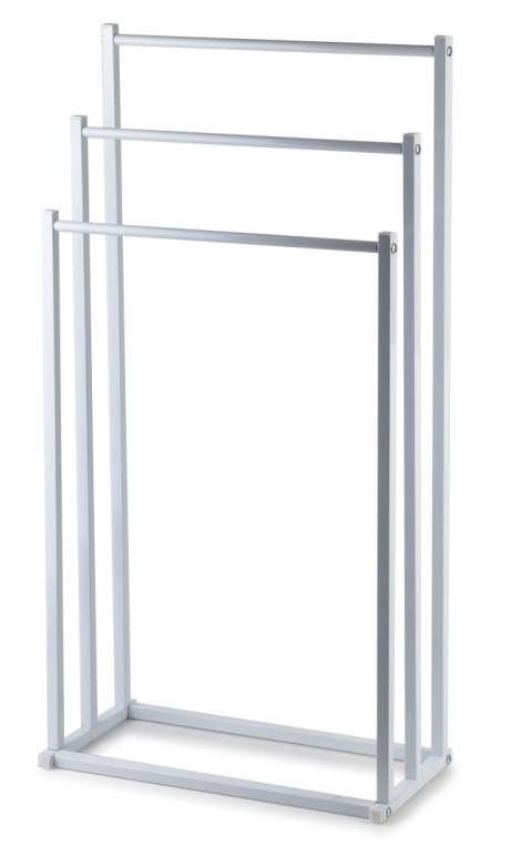 Wieszak na ręczniki ZAC WHITE 44x21x86 cm – Mondex, Biały, 3-poziomowy
