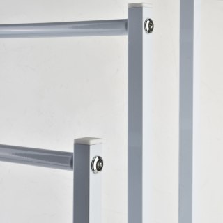 Wieszak na ręczniki ZAC WHITE 44x21x86 cm – Mondex, Biały, 3-poziomowy