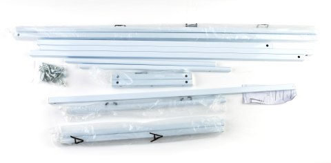 Wieszak na ręczniki ZAC WHITE 44x21x86 cm – Mondex, Biały, 3-poziomowy